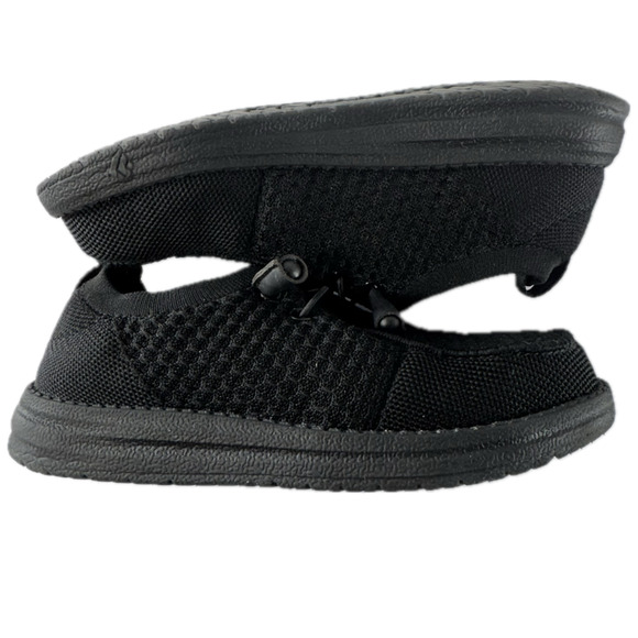 Larnmern Slip-On Work Shoes Unisex Size 5 Black Steel Toe Loafers Casual Safety - Picture 9 of 12